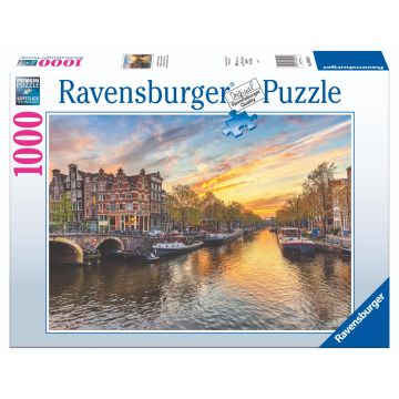 Ravensburger puzzel Amsterdam grachtenoever 