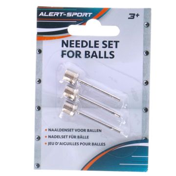 Alert Naaldenset Voor Ballen 3 Stuks 